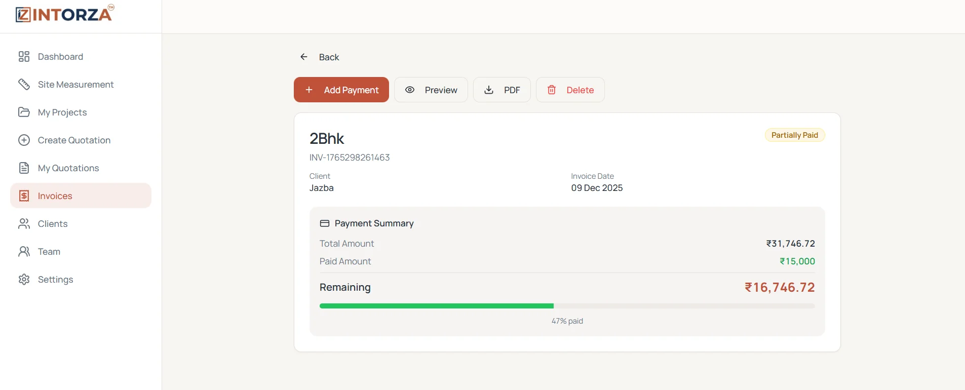 Effortless Invoicing & Payments